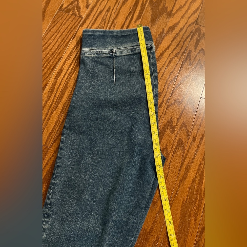Frame Jet Set Skinny Crop Classic Blue Women's Jeans - Picture 9 of 13
